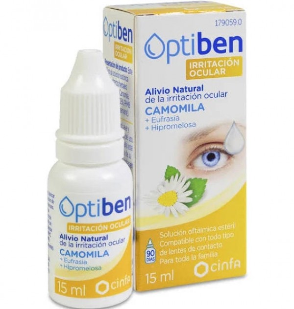 Optiben Ojos Irritados (1 Frasco 15 Ml)