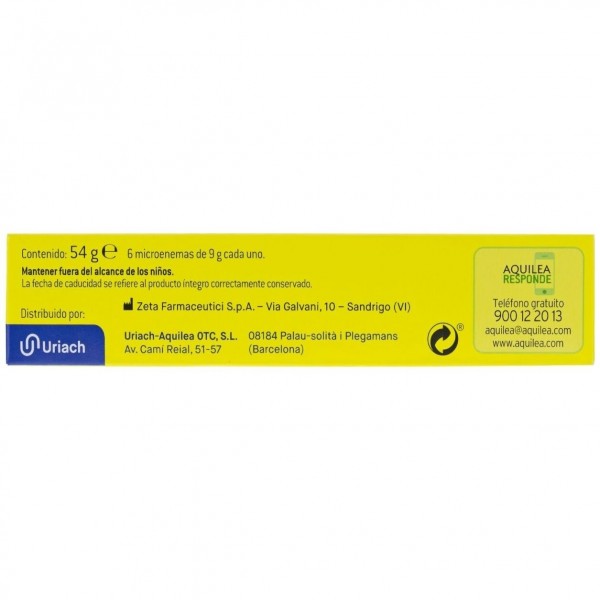 Aquilea Lax Enemas, 6 Uds