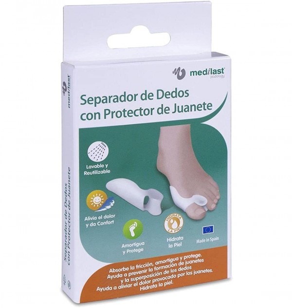 Separadedos Con Protector Para Juanete - Medilast De Gel Silicona