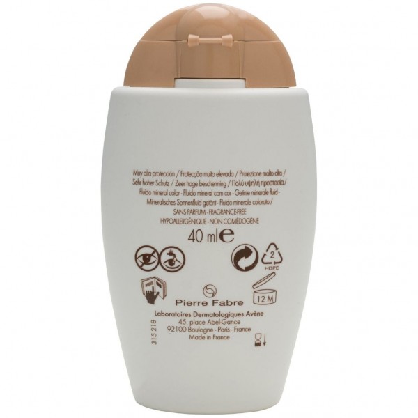 Avène Solar Fluido Mineral Color Spf50+ 40Ml