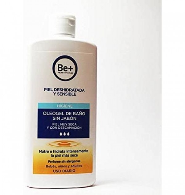 Be+ Oleogel De Baño Sin Jabon Piel Muy Seca Y Con Descamacion (1 Envase 400 Ml)