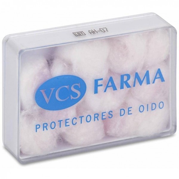 Vcs Pharma Tapones Oído Cera Y Algodón, 12 Uds