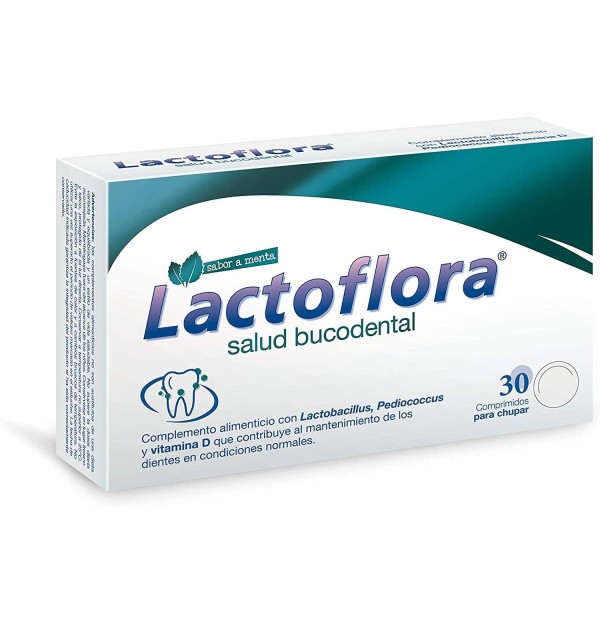 Lactoflora Salud Bucodental (30 Comprimidos Sabor Menta)