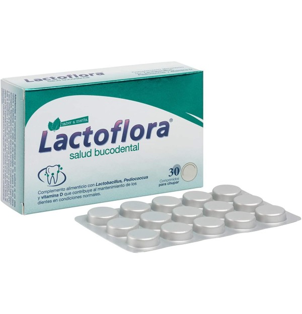 Lactoflora Salud Bucodental (30 Comprimidos Sabor Menta)