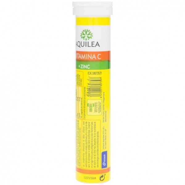 Aquilea Vitamina C Zinc 14 Comp Efervesc