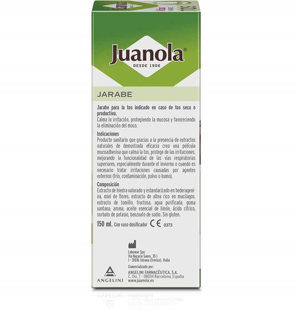 Juanola Tos Jarabe Niños (1 Envase 150 Ml)