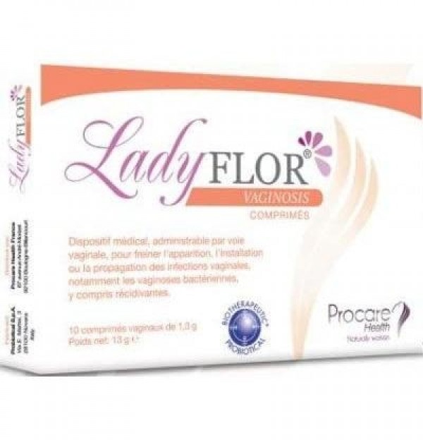 Lady Flor Vaginosis Comprimidos Vaginales (10 Comprimidos)