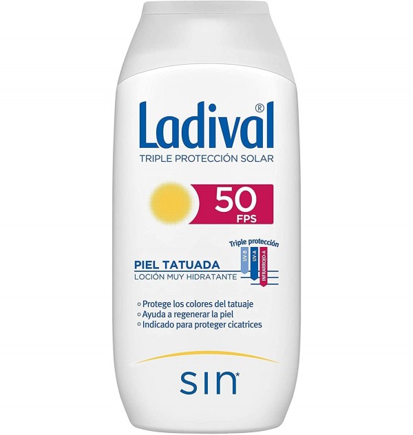 Ladival Piel Tatuada Fps 50 (1 Envase 200 Ml)