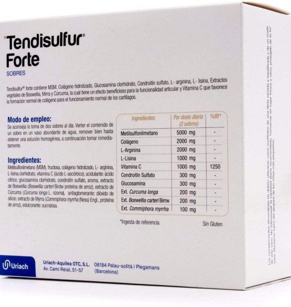 Tendisulfur Forte (14 Sobres)