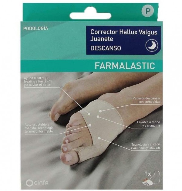 Corrector Juanete Descanso - Farmalastic Feet (Talla P)