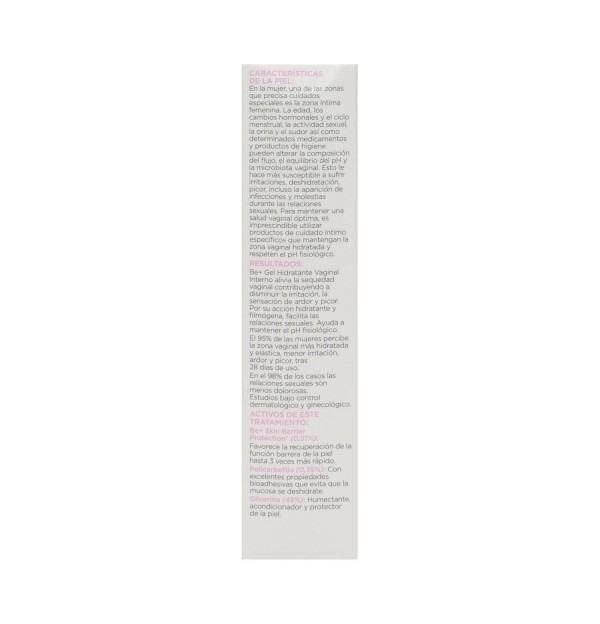 Be+ Lubricante Hidratante Vaginal Intimo Interno (1 Envase 30 Ml)