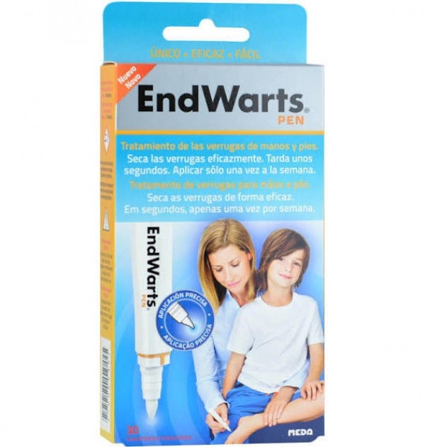 Endwarts Pen Lapiz Aplicador - Antiverrugas (1 Envase 3 Ml)