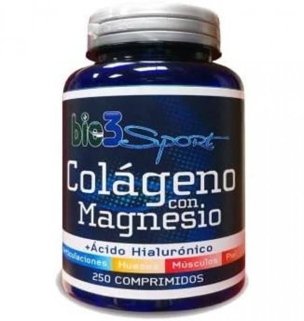 Colageno Con Magnesio, 250 Comp. - Bio3
