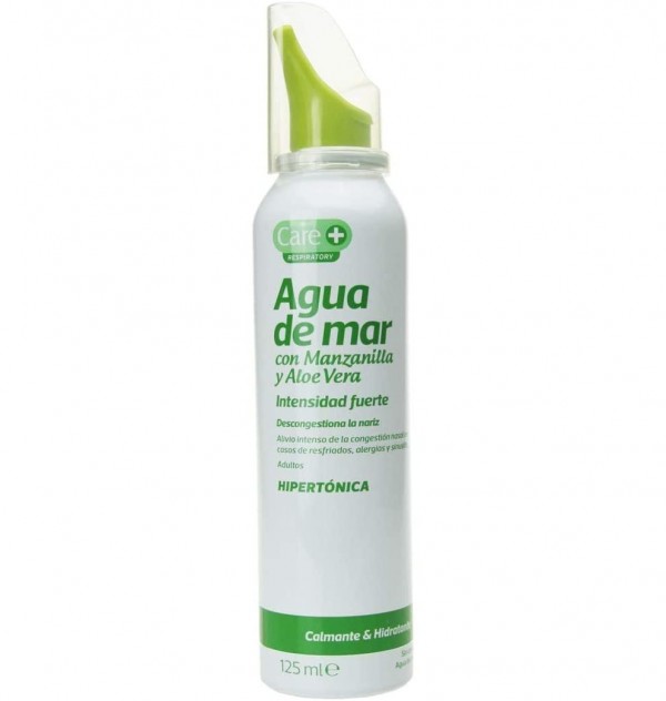 Care+ Agua De Mar Manzanilla Y Aloe Vera - Intensidad Fuerte (125 Ml)