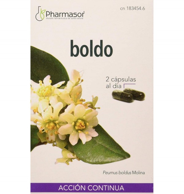 Boldo Accion Continua Soria Natural (30 Capsulas)