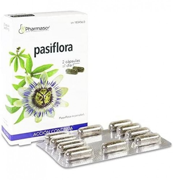 Pasiflora Accion Continua Soria Natural (30 Capsulas)