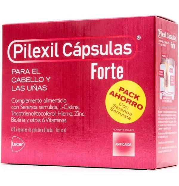 Pilexil Capsulas Forte Cabello Y Uñas (150 Capsulas)
