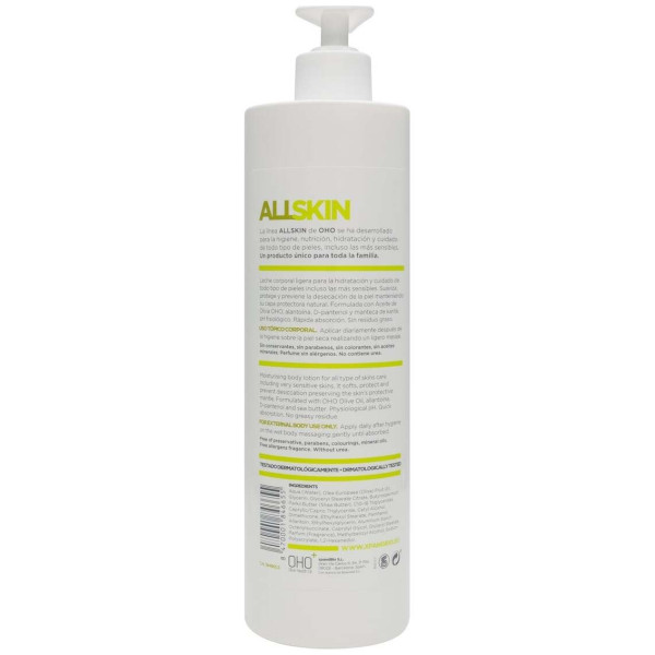 Oho Locion Allskin Corporal Aceite De Oliva +750Ml