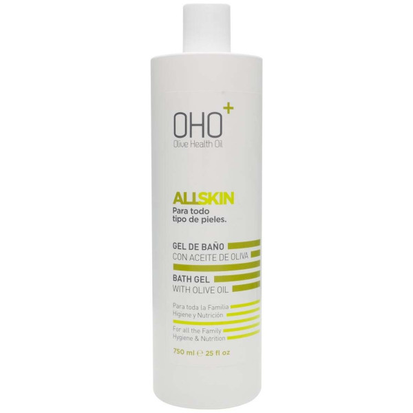 Oho Gel Baño Allskin Aceite De Oliva 750Ml