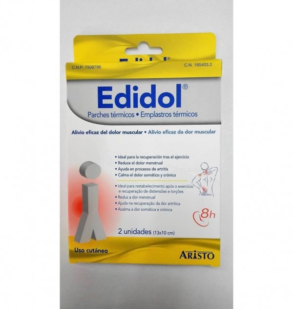 Edidol Parches Termicos, 2 Ud. - Aristo Pharma Iberia