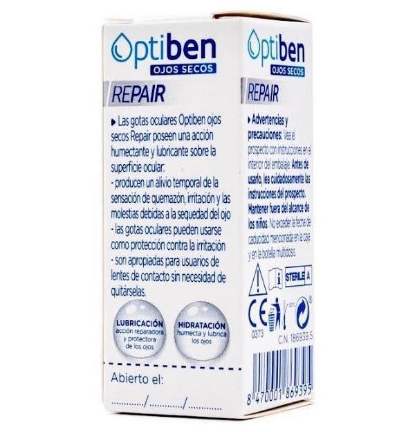 Optiben Ojos Secos Repair (1 Frasco 10 Ml)