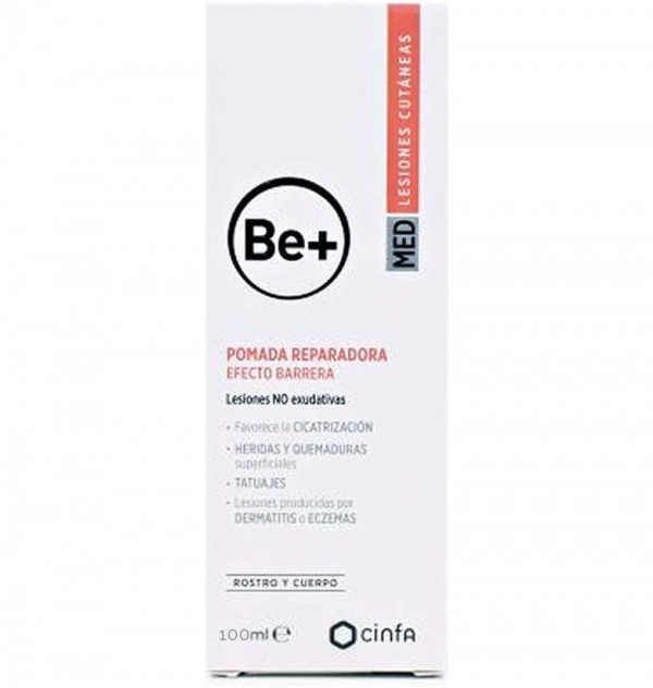Be+ Pomada Reparadora Efecto Barrera (1 Envase 100 Ml)