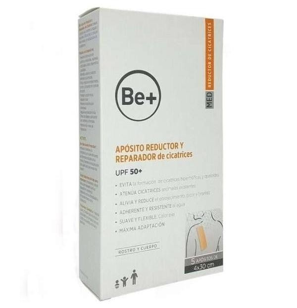 Be+ Aposito Reductor Y Reparador De Cicatrices (5 U 4 X 30 Cm)