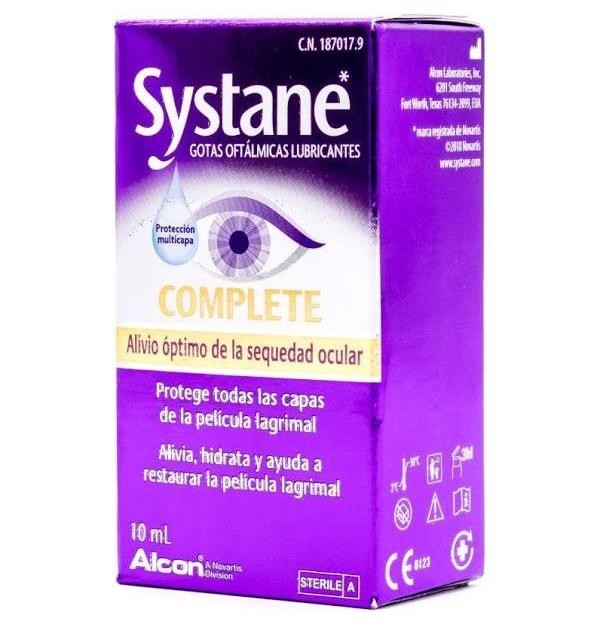 Systane Complete, Gotas Oftalmicas Lubricantes, 10 Ml. - Alcon
