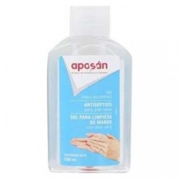 Aposán Gel Biocida Desinfectante Manos 72% Alcohol, 100 Ml