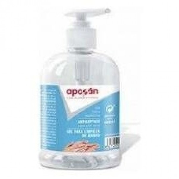 Aposán Gel Biocida Desinfectante Manos 72 % Alcohol, 500 Ml