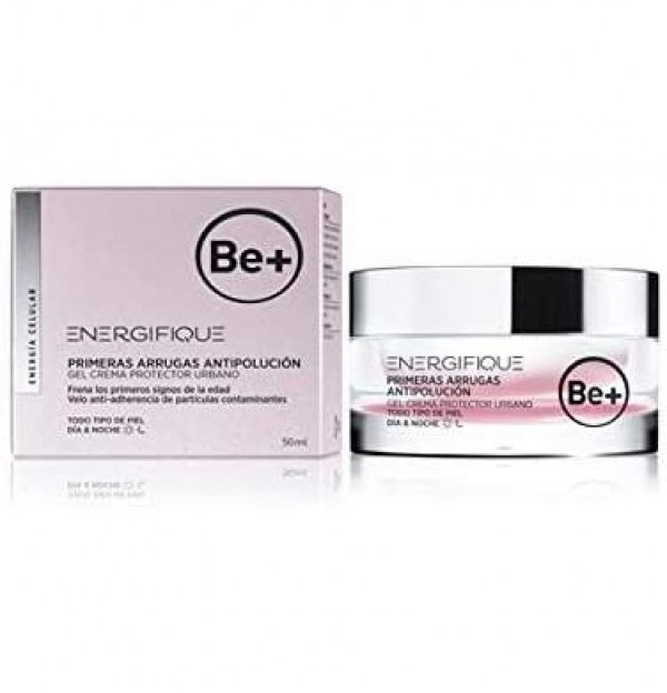 Be+ Energifique Primeras Arrugas Antipolucion - Gel Crema Protector Urbano (1 Envase 50 Ml)