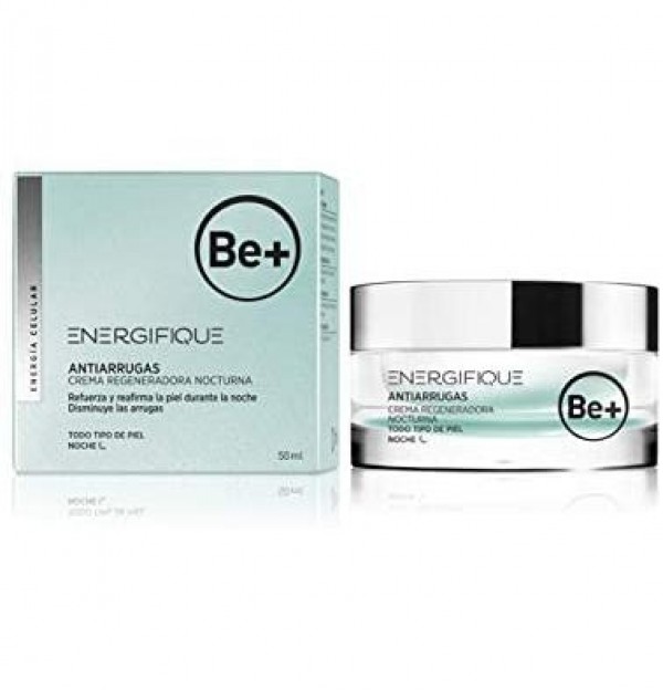 Be+ Energifique Antiarrugas - Crema Nocturna Regeneradora (1 Envase 50 Ml)