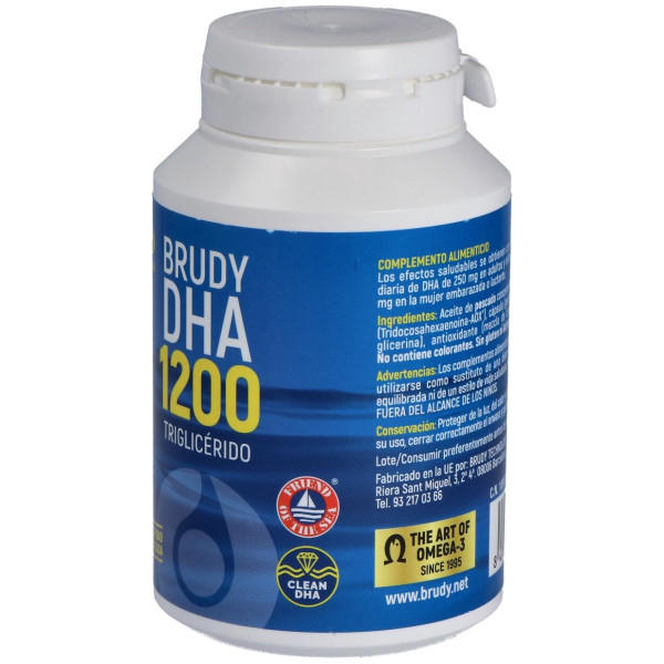 Brudy Dha 1200 Trigliceridos 60 Cápsulas