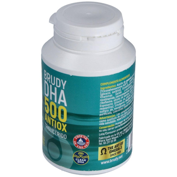 Brudy Dha 500Mg Antiox Triglicérido 90Caps