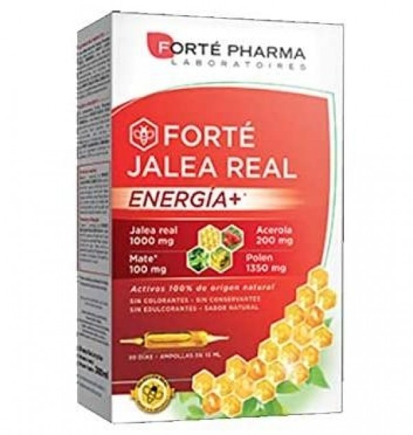 Forte Jalea Real Energia+ (20 Ampollas 15 Ml)