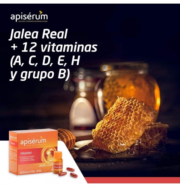 Apiserum Vitalidad, 30 Caps Blandas. - Perrigo
