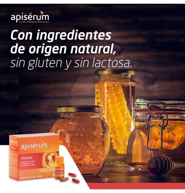 Apiserum Vitalidad, 18 Viales. - Perrigo