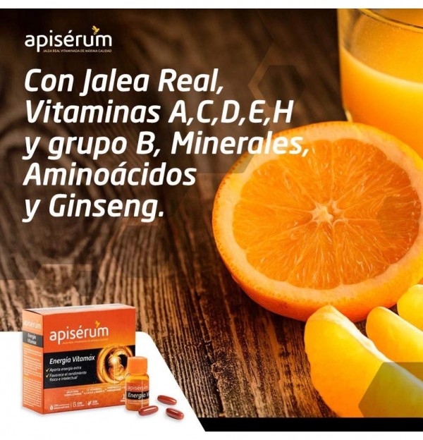 Apiserum Energía Vitamax, 18 Viales. - Perrigo