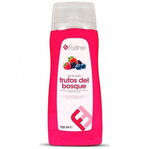 Farline Gel De Baño De Frutos Del Bosque, 750 Ml