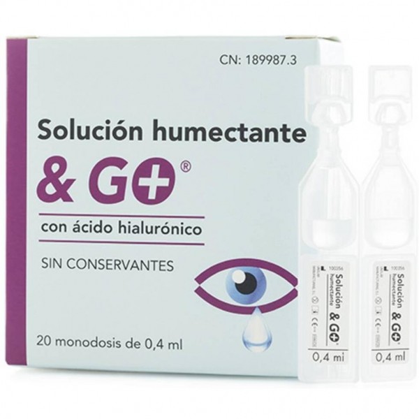 Pharma Y Go Solución Humectante Monodosis Y Go 0,4 Ml, 20 Unidades