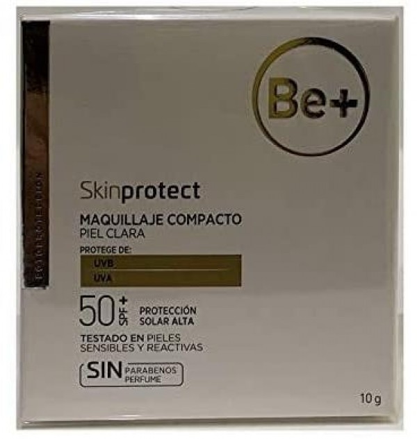 Be+ Skin Protect Maquillaje Compacto Spf50+ (1 Envase 10 G Piel Clara)