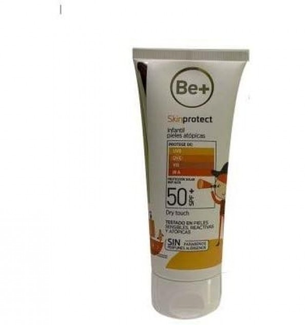 Be+ Skin Protect Dry Touch Infantil Spf50+ (1 Envase 100 Ml)