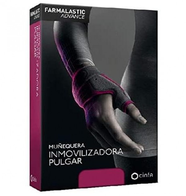 Muñequera Inmovilizadora Pulgar - Farmalastic Advance (1 Unidad Talla 2)