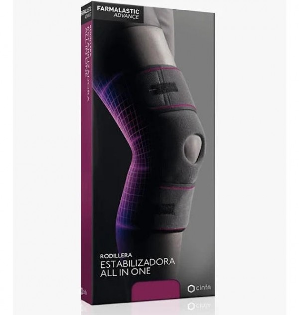 Rodillera Estabilizadora - Farmalastic Advance All In One (1 Unidad Talla Unica)