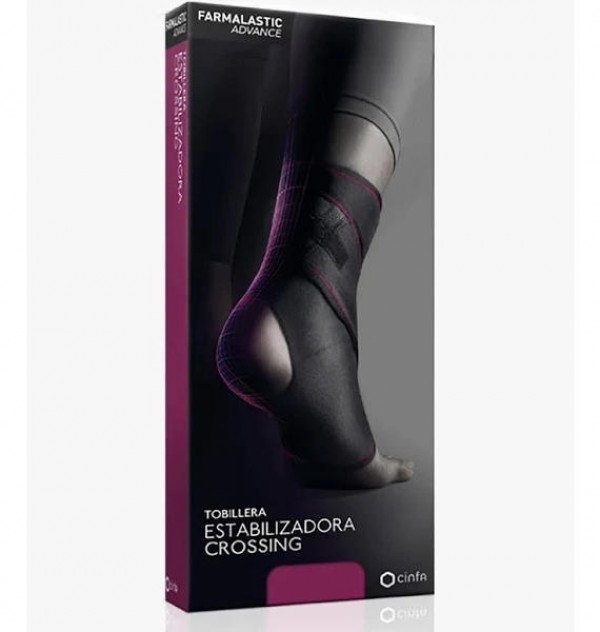 Tobillera Estabilizadora - Farmalastic Advance Crossing (1 Unidad Talla Unica)