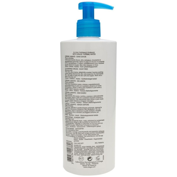Uriage Limpiador Corporal Hidratante Diario Con Manteca De Karité 500 Ml