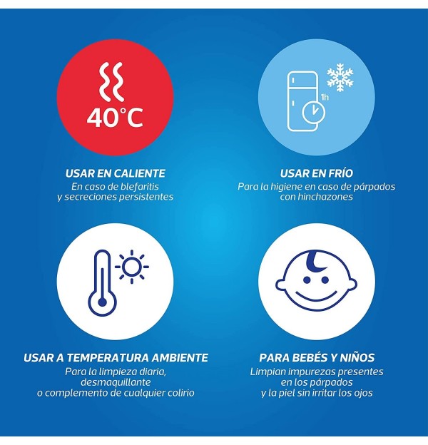 Care+ Toallitas Oftalmicas Tecnologia Plata (30 Unidades)