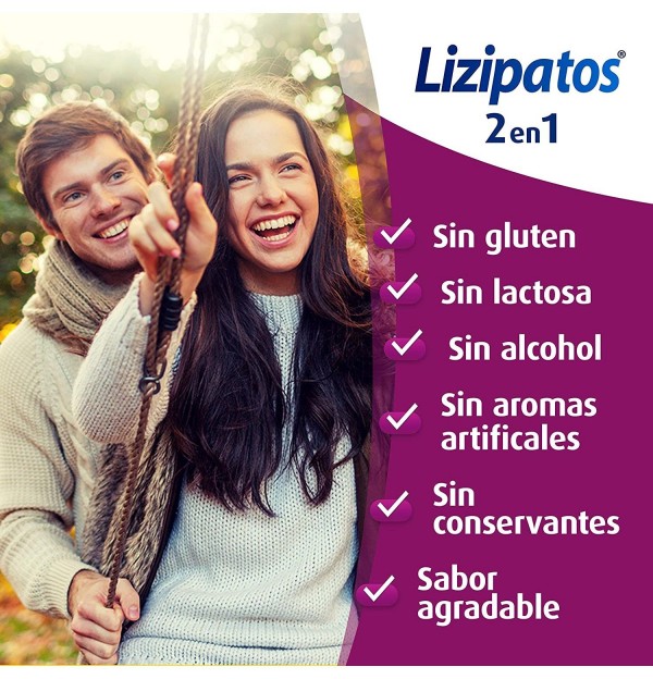 Lizipatos 2 En 1 Malvavisco Y Miel (1 Envase 100 Ml)
