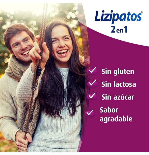 Lizipatos 2 En 1 Alumbre Y Liquen De Islandia (18 Pastillas)