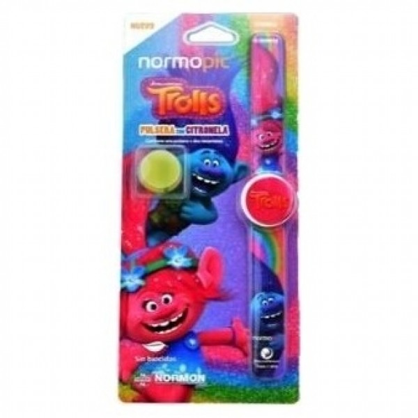 Normopic Pulsera Citronela Trolls 1 Unidad